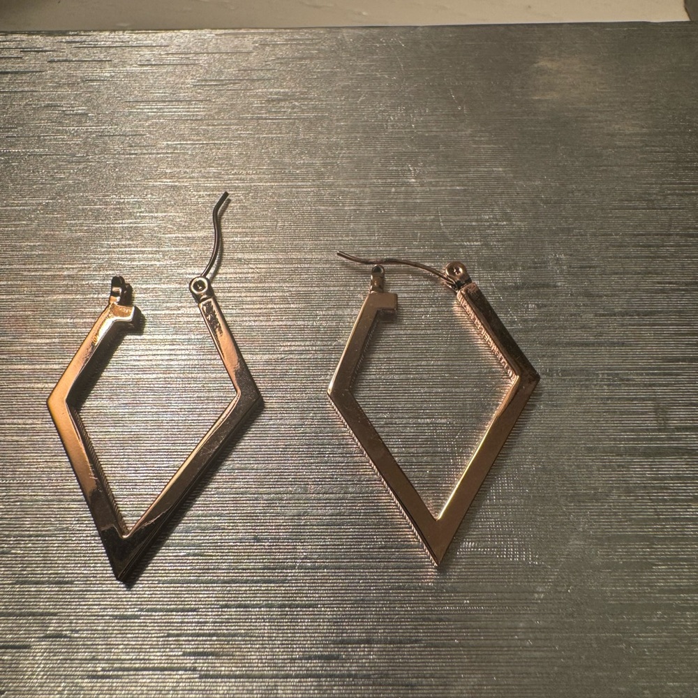 Ambyr Childers rose gold Geometric Earrings